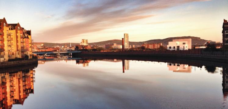 Belfast waterfront, River Lagan